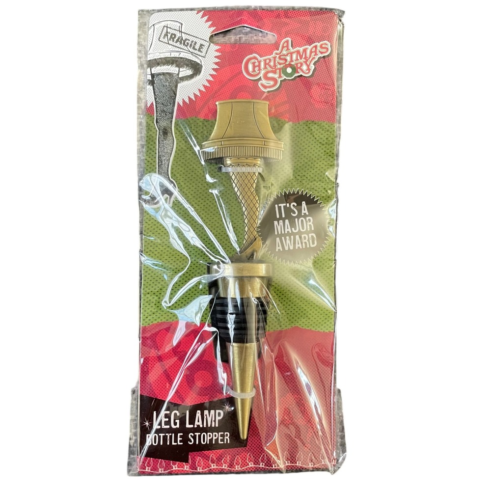 NEW‎ A Christmas Story Leg Lamp Wine Bottle Stopper Major Award Barware Gift